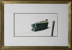 Lone Dory by Roy Bailey, Watercolor On Paper, offered Dec 2020