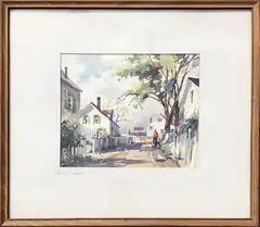 Cape Cod Summer by John Cuthbert Hare, Watercolor on Paper, offered Dec 2020