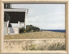 Beachfront by John Austin, Tempera on Board, offered Dec 2020