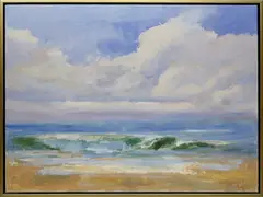Surf’s Up by Elle Foley, Oil on Canvas, offered Dec 2020