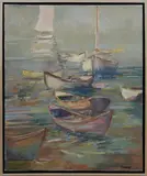 David Lazarus, Dories in Calm Waters