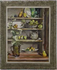 Andrew Shunney, Kitchen Study, Oil on Canvas