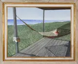 Tom Mielko, Hammock, Tempera on Masonite