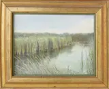 Sarah Perry Crane, Long Pond, Nantucket, Oil on Artist’s Board
