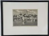 Ruth Haviland Sutton, South Tower Nantucket, Etching