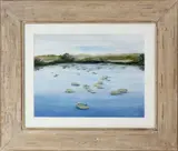 Roy Bailey, Lily Pond Nantucket, Oil on Artist Board