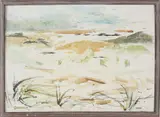 Pat Gardner, Dune Landscape, Oil on Artist Board