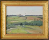 Elle Foley, ‘Sconset Greens, Oil on Board