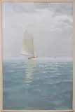Nantucket Sailing by Greg Hill, Oil on Linen, offered Aug 2020