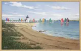 Rainbows Nantucket by Gs Hill, Oil on Linen, offered Aug 2020