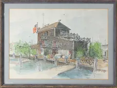 Pen and by Barbara Kauffmann-Locke, Watercolor, offered Aug 2020