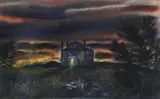 C. Robert Perrin, Tashama Farm, Watercolor on Paper