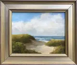 Cisco Dunes by Kathleen Potter Kelliher, Oil on Canvas, offered Jun 2019