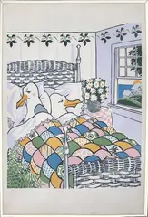 In the Feathers by George Davis Limited Edition, Lithograph, offered Jun 2019