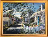 Paul Arsenault, Shell Street, Sconset, Oil on Canvas