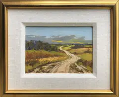 The Road Through the Moors by Helen Sharp Potter, Oil on Board, offered Jul 2019
