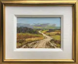 Helen Sharp Potter, The Road Through the Moors, Oil on Board