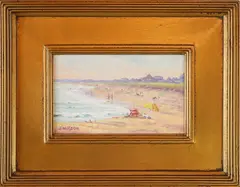 Day at the Beach by Robert Scott Jackson, Oil on Canvas, offered Jul 2019