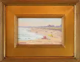 Day at the Beach by Robert Scott Jackson, Oil on Canvas, offered Jul 2019