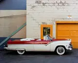 Bruce Wrighton, 1955 Ford Fairline Sunliner Convertible (from 'Dinosaurs and Dreamboats'), c. 1987, Chromogenic print