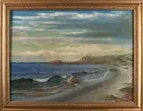 Joseph Owen Dummer, Maine Seascape, oil on canvas