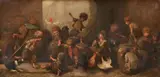 Albert Johann Ludovici, Sr., Street Urchins, oil on board