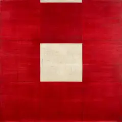 Francisco Castro Leñero, Moving Red, acrylic on canvas