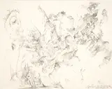 Bernard Schultze, März-Situation 27, 1986, graphite on paper