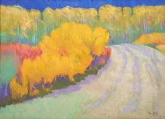 Frances Dodd, Into The Woods, oil on canvas