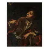 German & Austrian School, Der Vogelkäufer (The Bird Buyer), oil on canvas