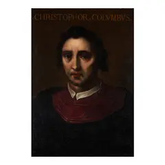 Italian School, Portrait of Christopher Columbus, oil on canvas