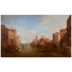 Alfred Pollentine, The Grand Canal, oil on canvas