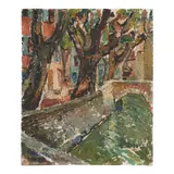 Mela Muter, Rue des Roues, Avignon. c.1940s, oil on board