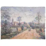 Hugues Claude Pissarro, Sainte-Marie-la-Robert, Environs de Carrouges, pastel on paper