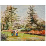Hugues Claude Pissarro, À Marly-le-Roi, oil on canvas