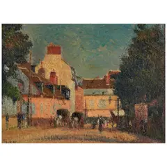 Joseph Delattre, Gournay en Bray, oil on canvas