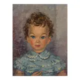 André Hambourg, Joanie, 22 Months, oil on canvas