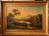 Charles Volkmar, - Landscape-, oil on canvas