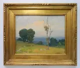Love Porter, - California Landscape-, oil on panel