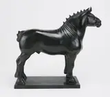 John Held, Jr., - Standing Horse-, bronze sculpture, 1939