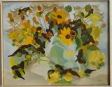 Barbara Latham, - ''Bush Tits''-, oil on canvas