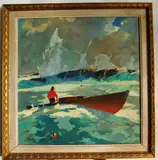 Roy Mason, - ''Old Hump Ledge''-, oil on canvas