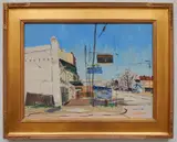 John B. Erwin, - ''Dickey's''-, oil on panel