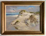 Marc Moon, - Sand Dunes-, oil on panel
