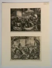 Don Freeman, - ''Election Night, Times Square'' (Mc Culloch 88)-, lithograph, 1934
