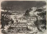 Doris Lee, - ''Winter in Catskills'' (AAA/Czestochowski 1936.042)-