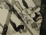 Louis Lozowick, - ''Breakfast'' (Flint 17)-, lithograph, 1929
