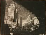 Samuel L. Margolies, - ''Rounding the Bend''-, etching