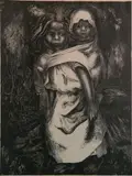 David Alfaro Siqueiros, - ''Dos Ninos''-