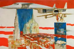 John Poti, - ''Machine of the Future #2''-, oil on masonite